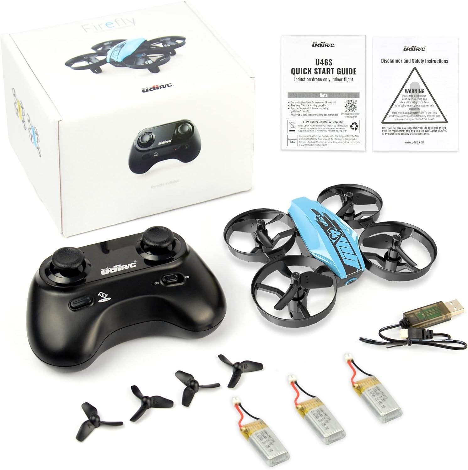 UDI Firefly Mini Drone RTF - Blue