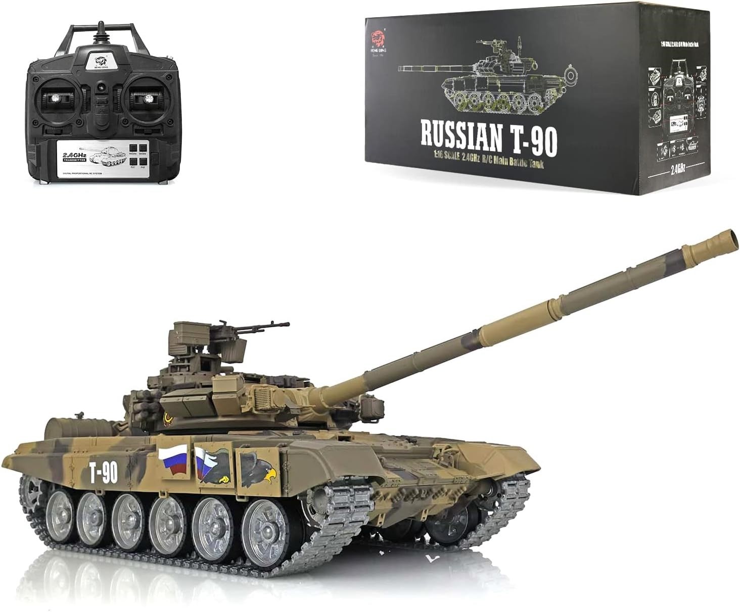 Battle Tank 1:16 - Russian T90 - Airgun & IR