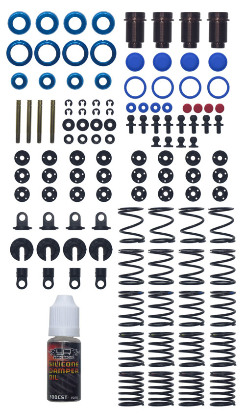 Yeah Racing Shock-Gear Damper Set for 1:10 RC Touring Car #DSG-0050